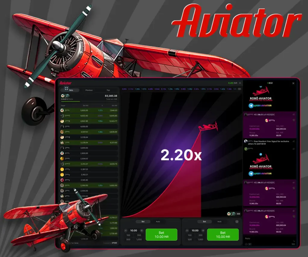 Aviator official site in India